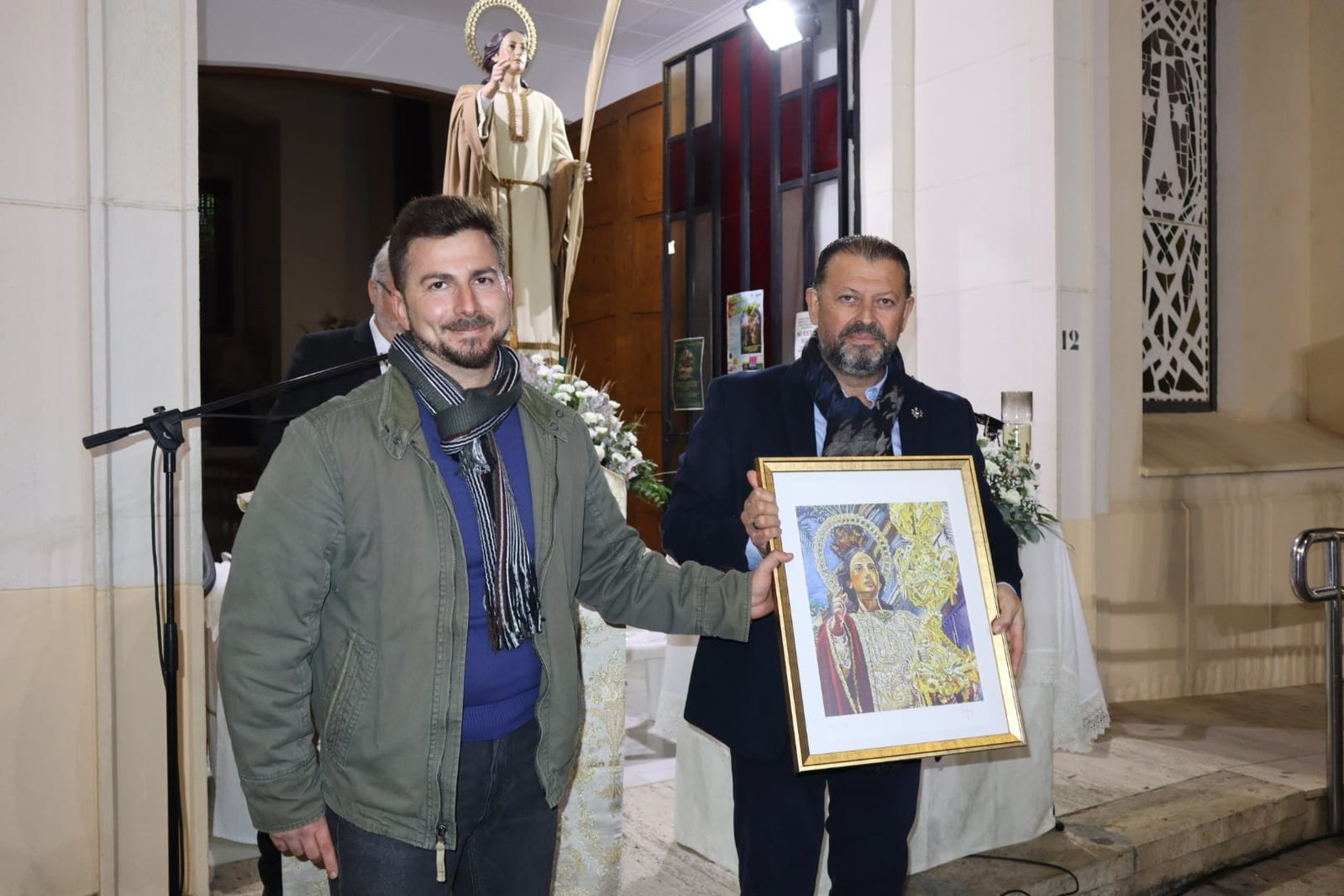 José Cáceres, pregonero de la Hermandad de San Juan Evangelista