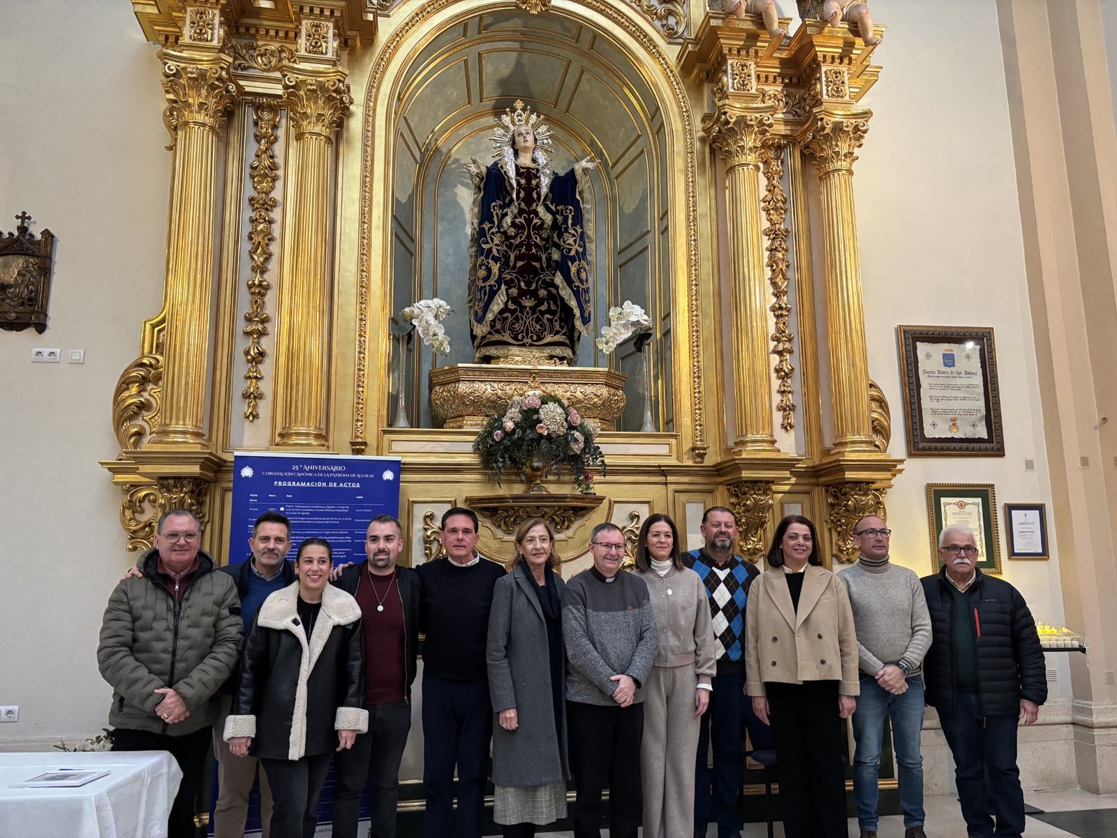 La próxima semana comienzan los actos del 25 aniversario de la Coronación Canónica de la Patrona de Álvarez...