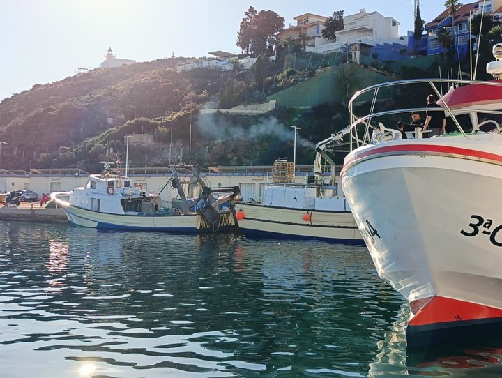 Imagen del barco Fisio Fisher en Mazarrón