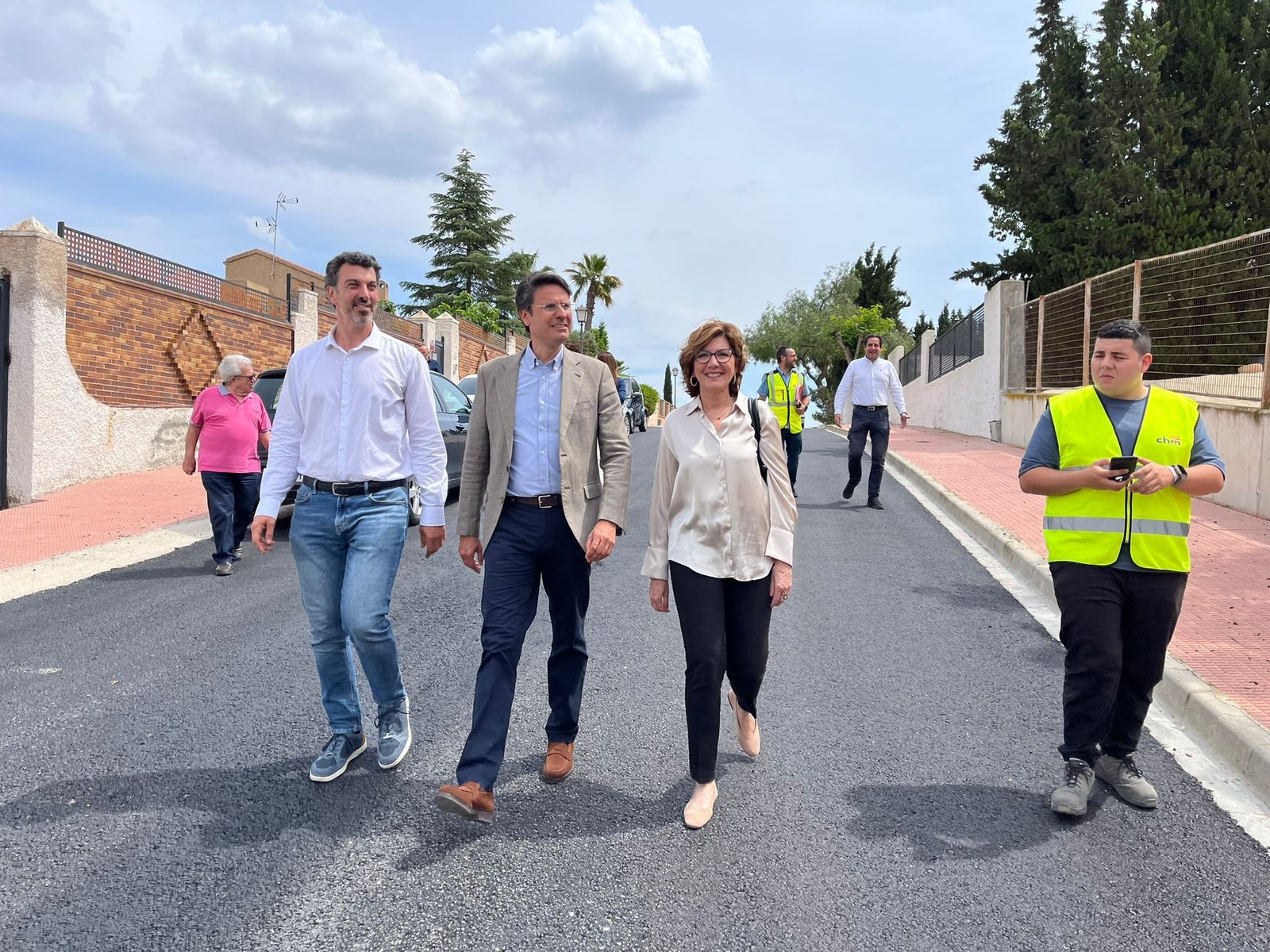 Vía Pública Molina Operación Asfalto 2025 Visita a trabajos en La Alcayna Foto