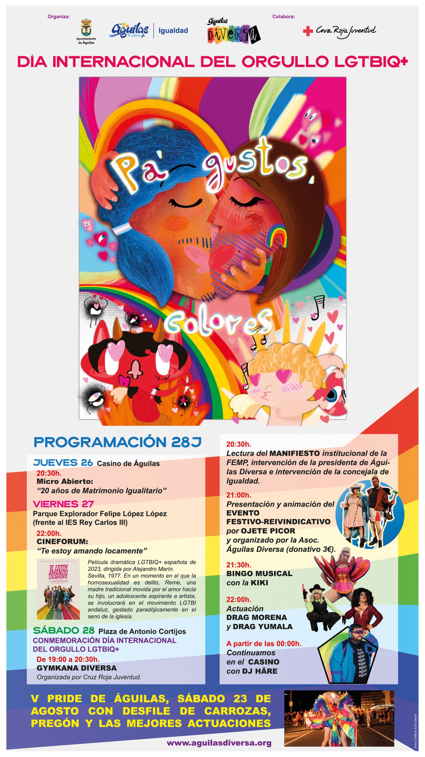 El municipio se está preparando para la celebración del Día Internacional del Orgullo bajo el lema