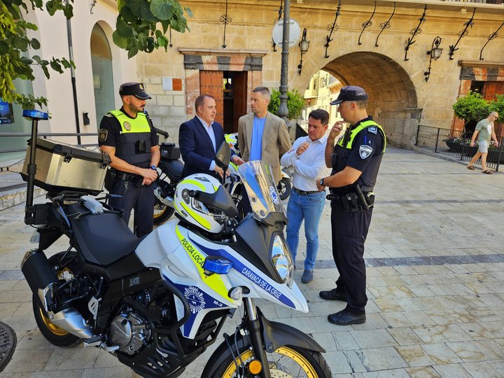 Presentación del nuevo equipo de la policía local en Caravaca de Cruz