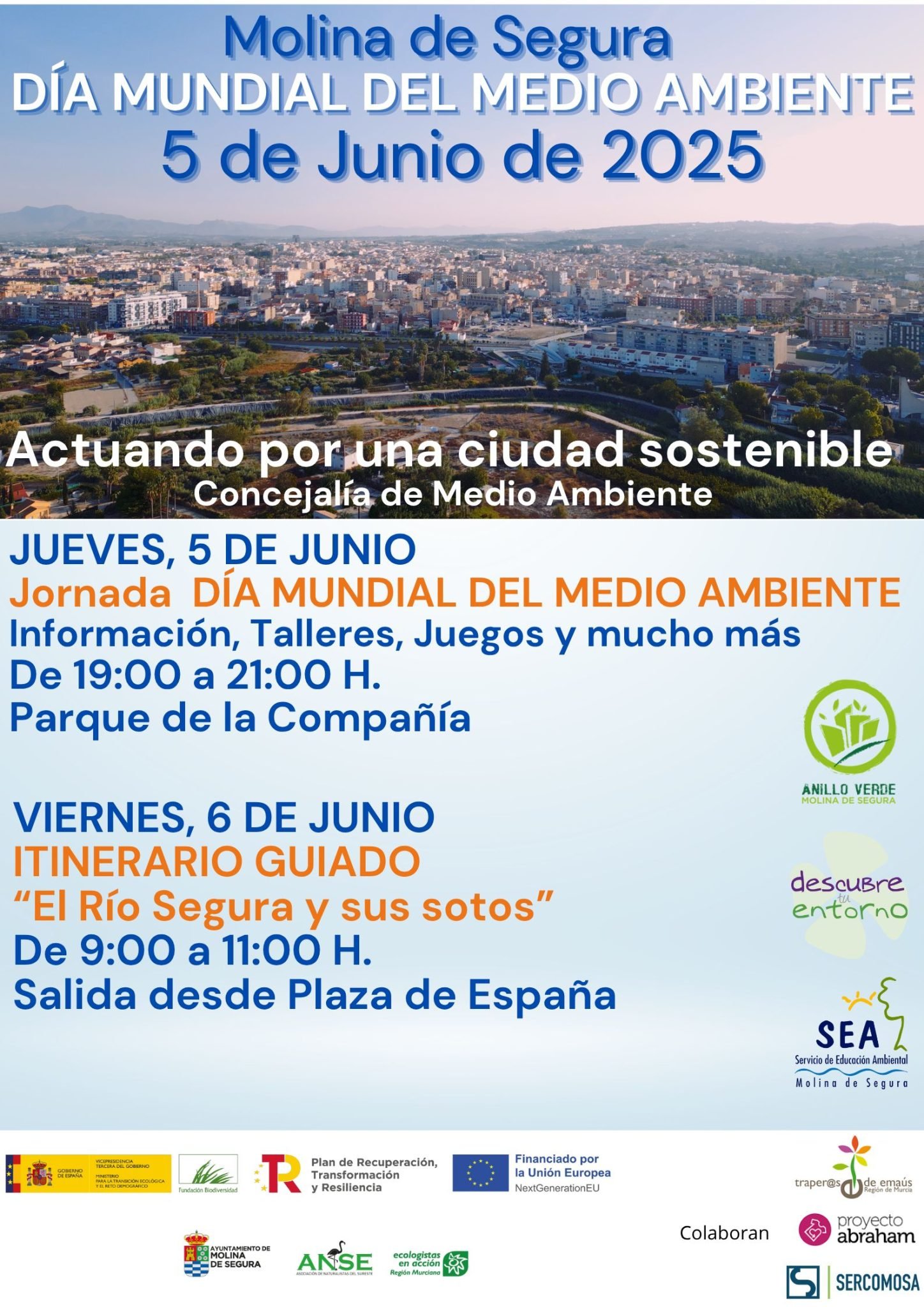 M. Ambiente Molina Actividades Día Mundial del Medio Ambiente 2025 Días 5 y 6 CARTEL