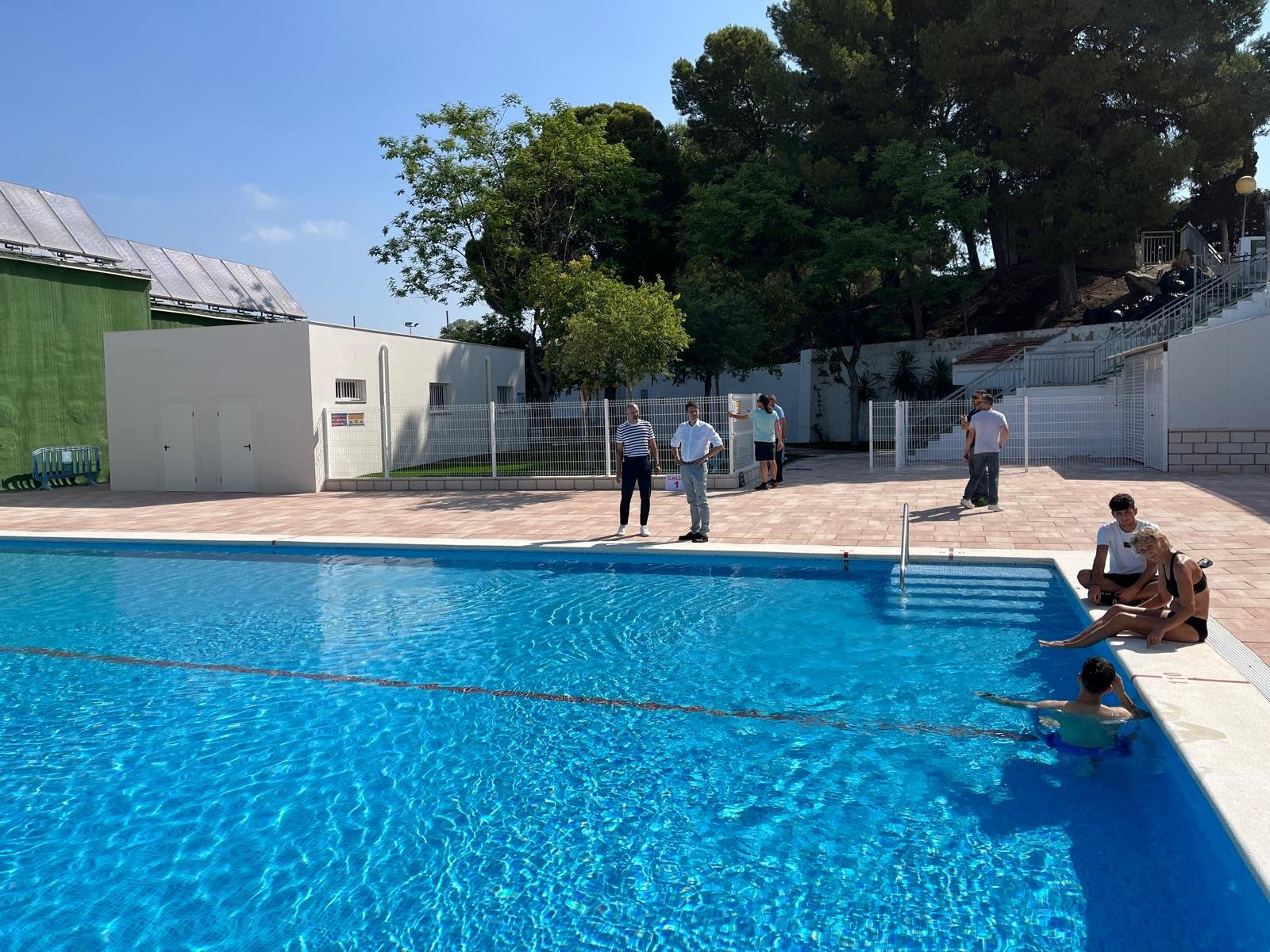 Deporte Molina Finalización obras mejora en Piscina El Romeral Visita alcalde Foto1