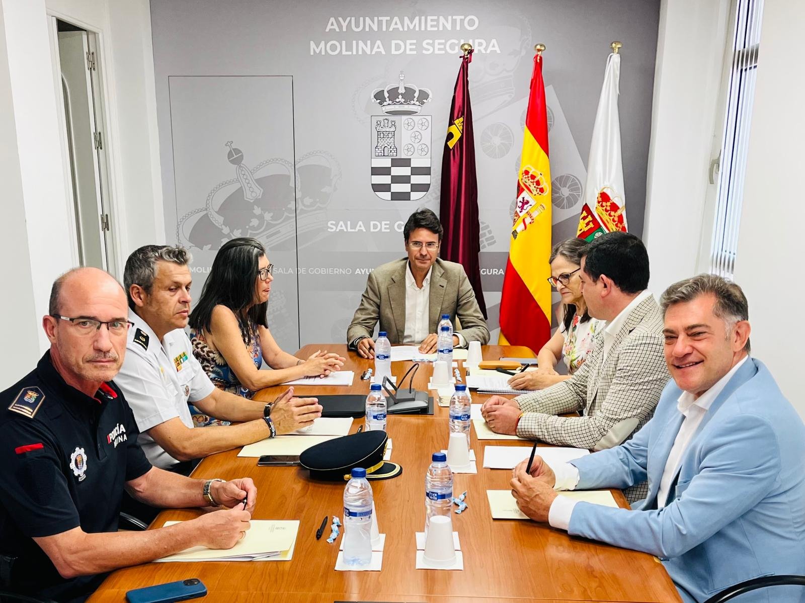 Junta Local Seguridad Ciudadana Molina Reunión 9 de julio Foto