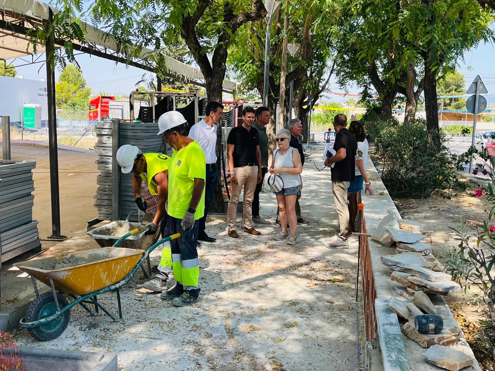 Vía Pública Molina Mejora accesibilidad Paseo de la Rambla en La Ribera Inicio obras Foto1