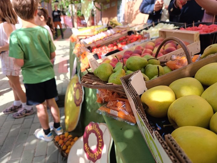Imagen de archivo del programa de reparto de fruta escolar