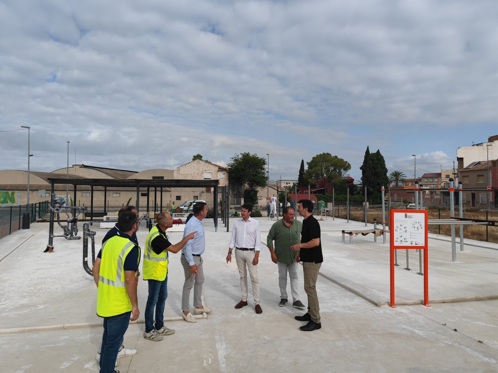 Vía Pública Molina Remodelación área recreativa en pedanía El Llano Visita alcalde Foto1