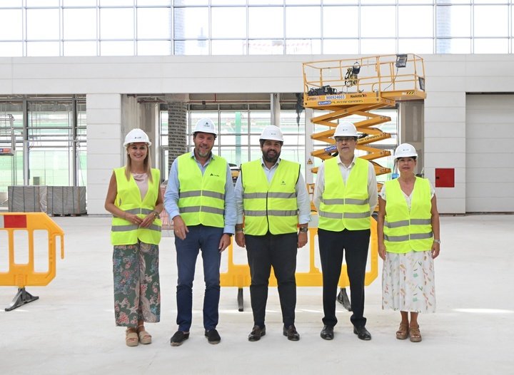 Visita a las obras de la estación Murcia del Carmen