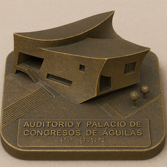 Águilas impulsa el turismo inclusivo con la instalación de maquetas táctiles tiflológicas para perso...