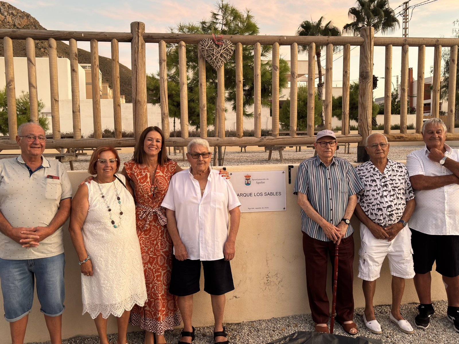 Águilas reconoce a figura de Los Sables dando su nombre a un parque de Calabardina