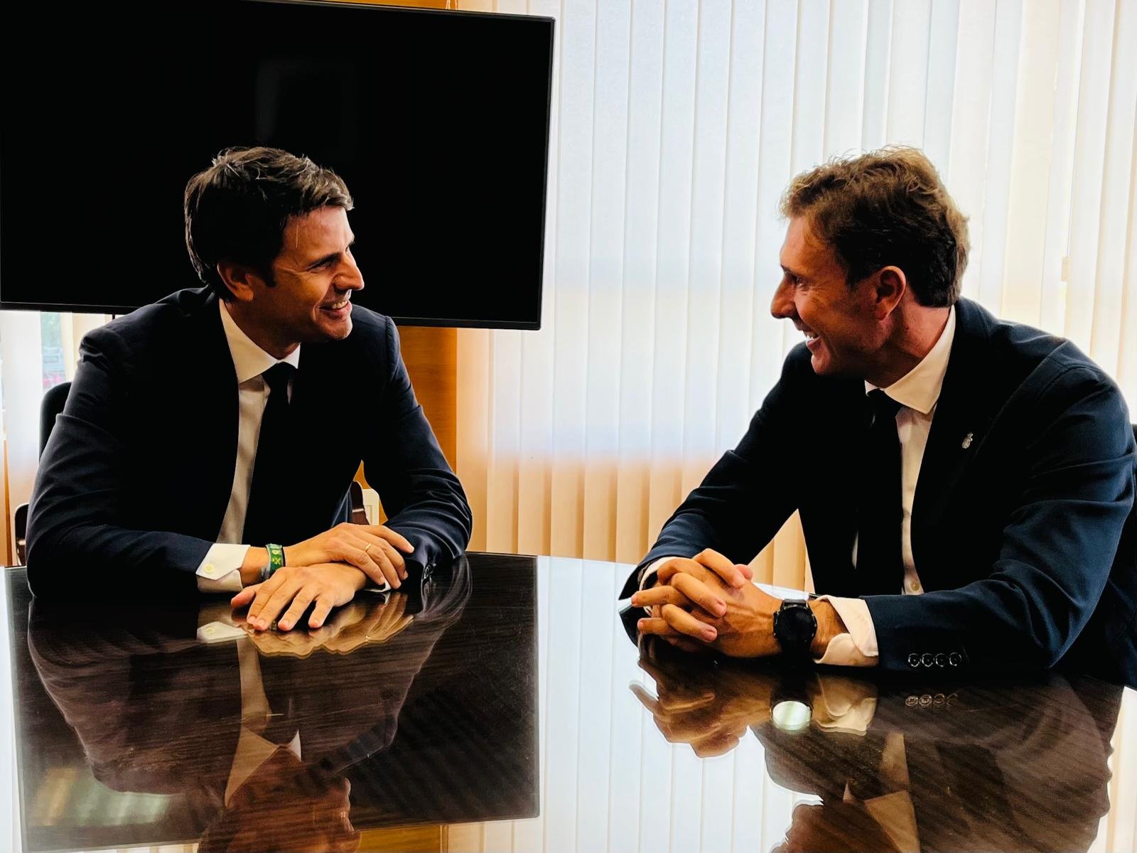 Reunión alcalde con presidente TSJ Región de Murcia Foto