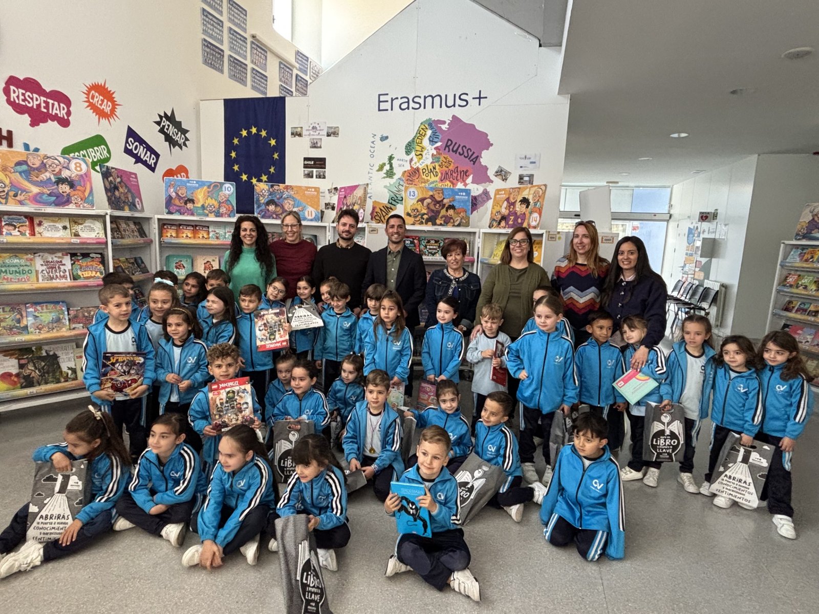 Fomento de la lectura en el CEIP Carlos V con la primera Feria del libro en el cole