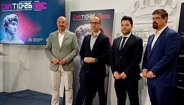 Un momento de la presentación de la jornada 'DiaTic 26', organizada con motivo del Día de las Tecnologías de la Información y la Comunicación