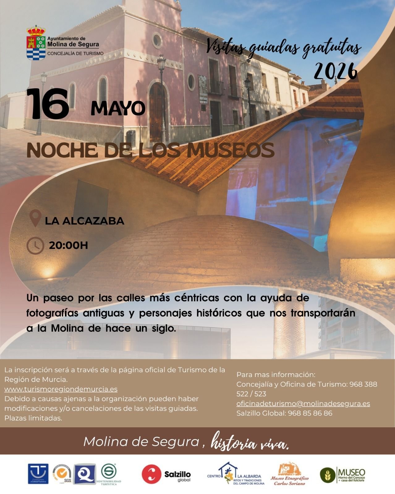 Turismo Molina Visita guiada gratuita